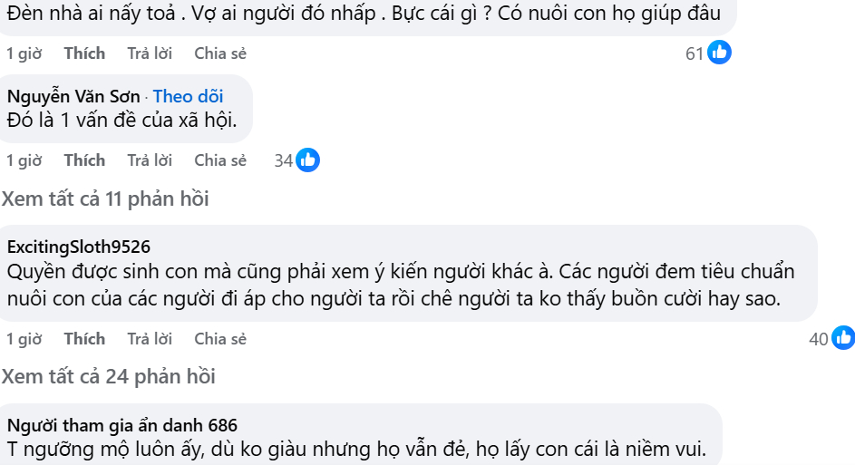 tranh cãi nghèo còn đẻ nhiều trên mạng xã hội